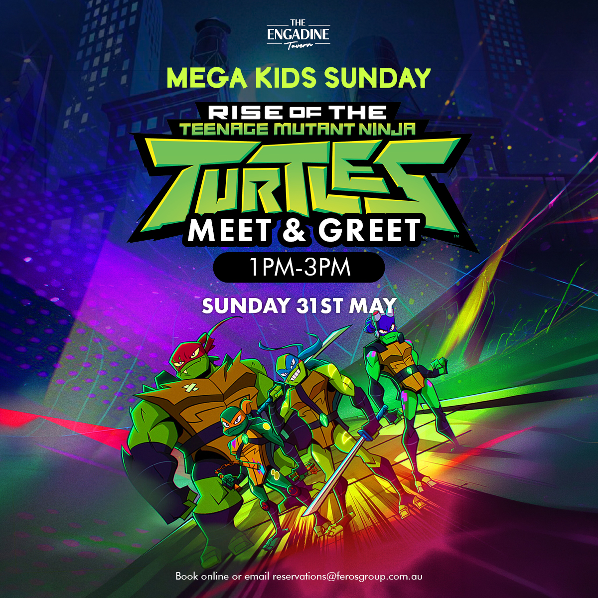 Ninja Turtles Meet & Greet - 1200 X 1200 - Engadine Tavern