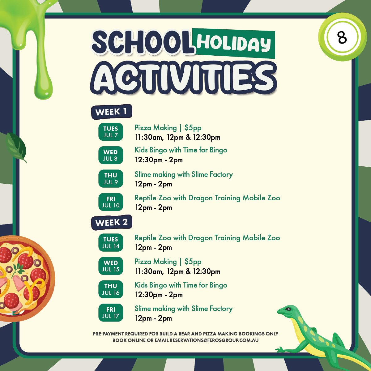 July School Holidays 2026 - Social Post 1 - Engadine Tavern