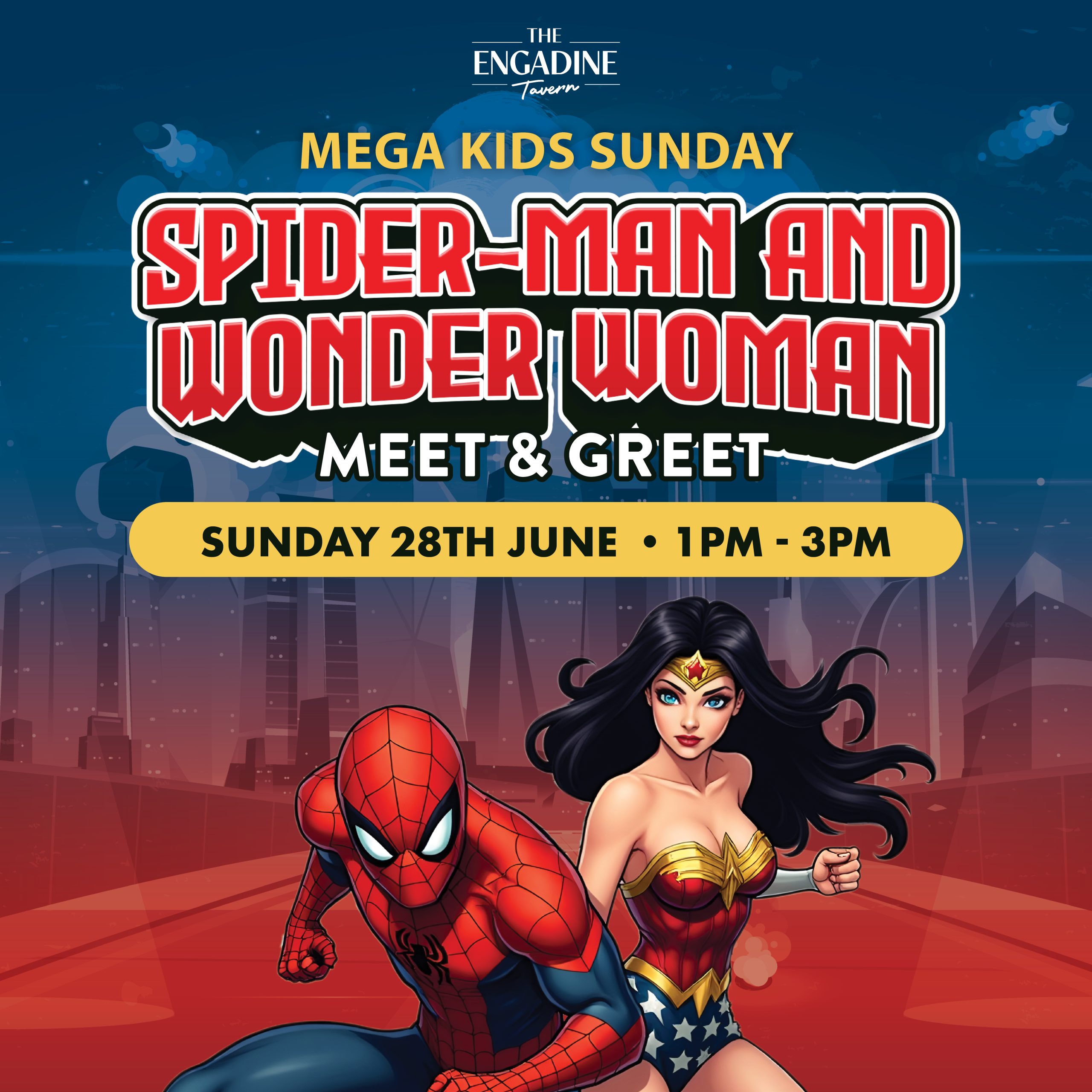 Spiderman & Wonder Woman Meet & Greet 2026 - TOTEM - Engadine Tavern13