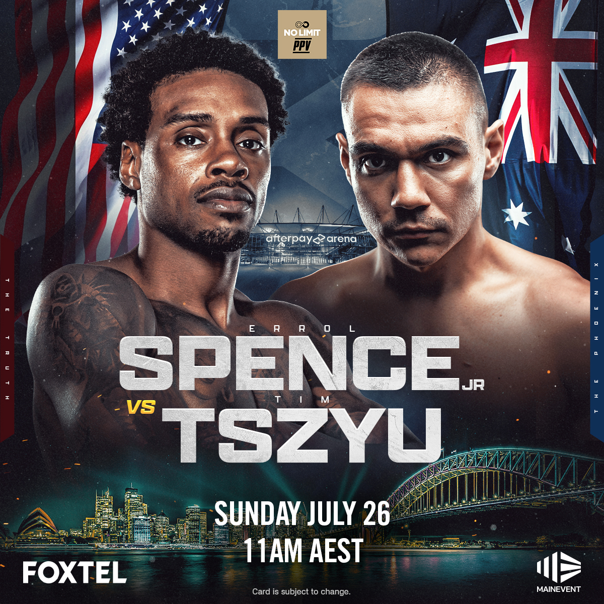 Tim Tszyu v Errol Spence_Venue_1200x1200