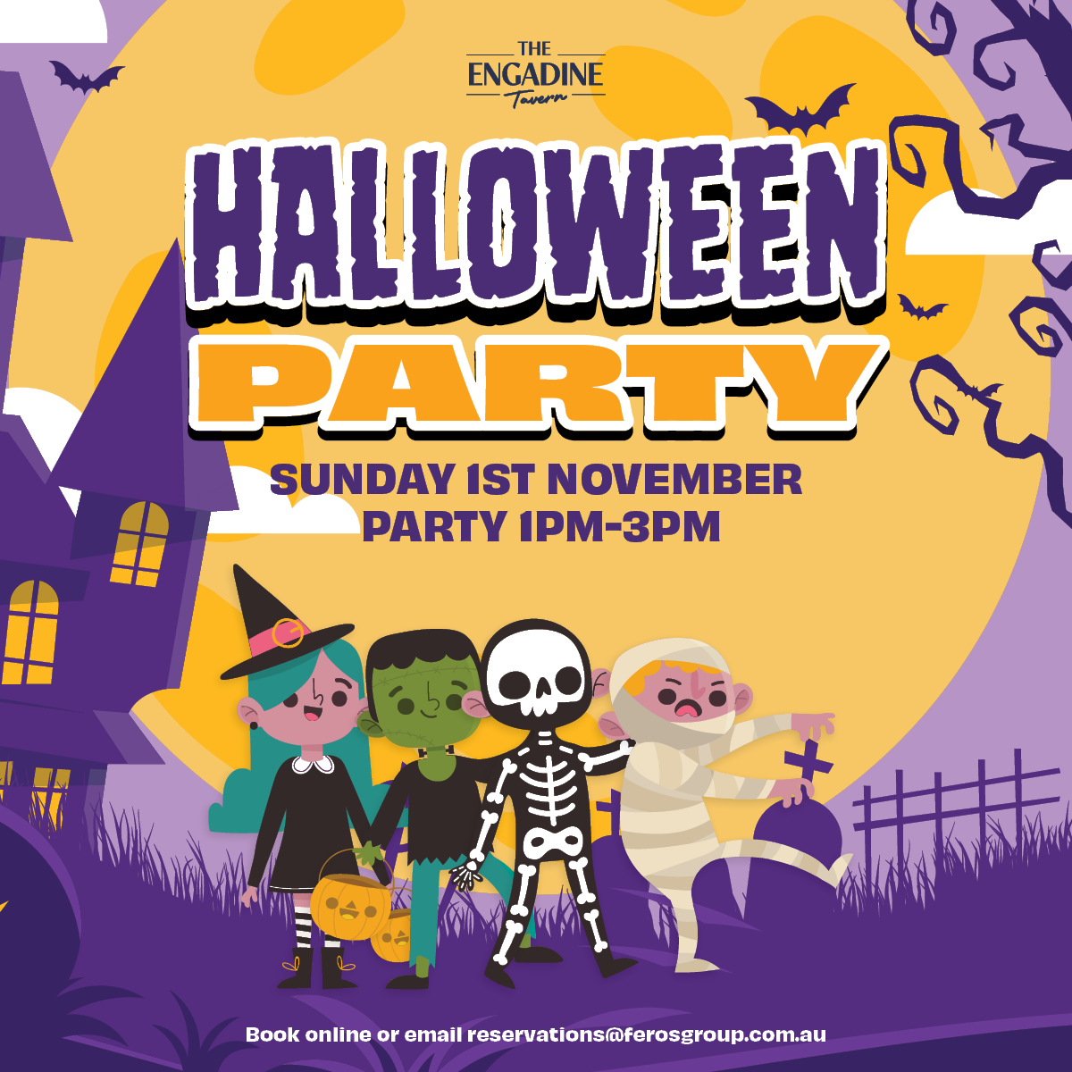 Halloween Party 2026 - SOCIAL POST - Engadine Tavern